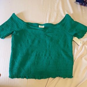 Abound Off Shoulder Smoked top